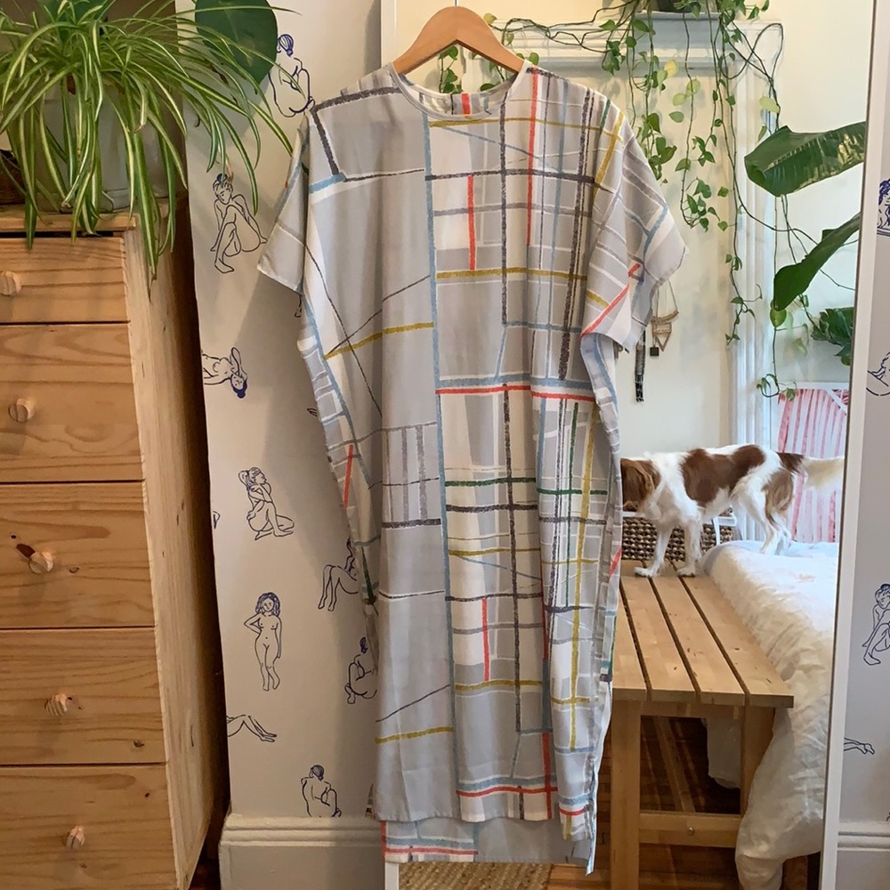 Pattern slip dress